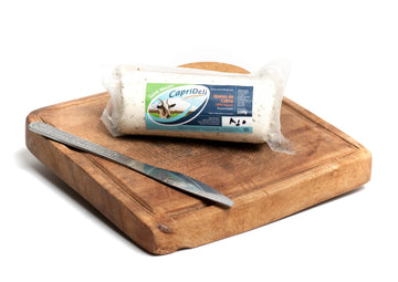 Queso de cabra Saint Maure sabor AJO - 200 gr