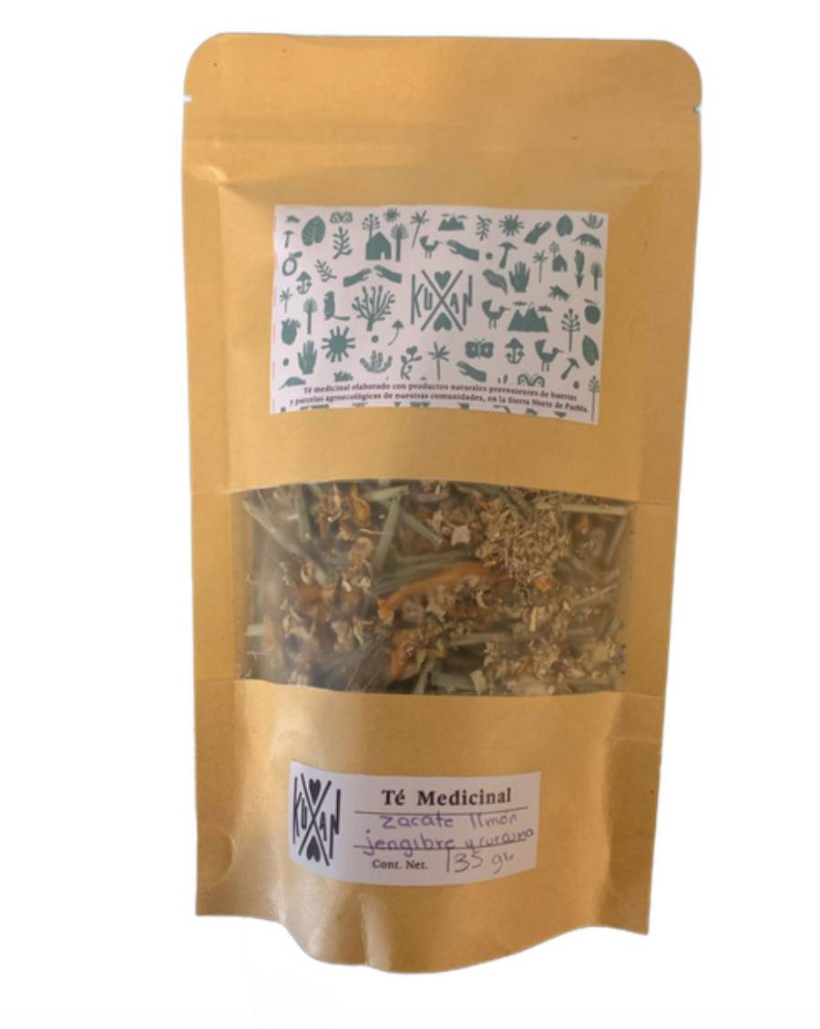 Té de Jengibre, Cúrcuma y Zacate Limón