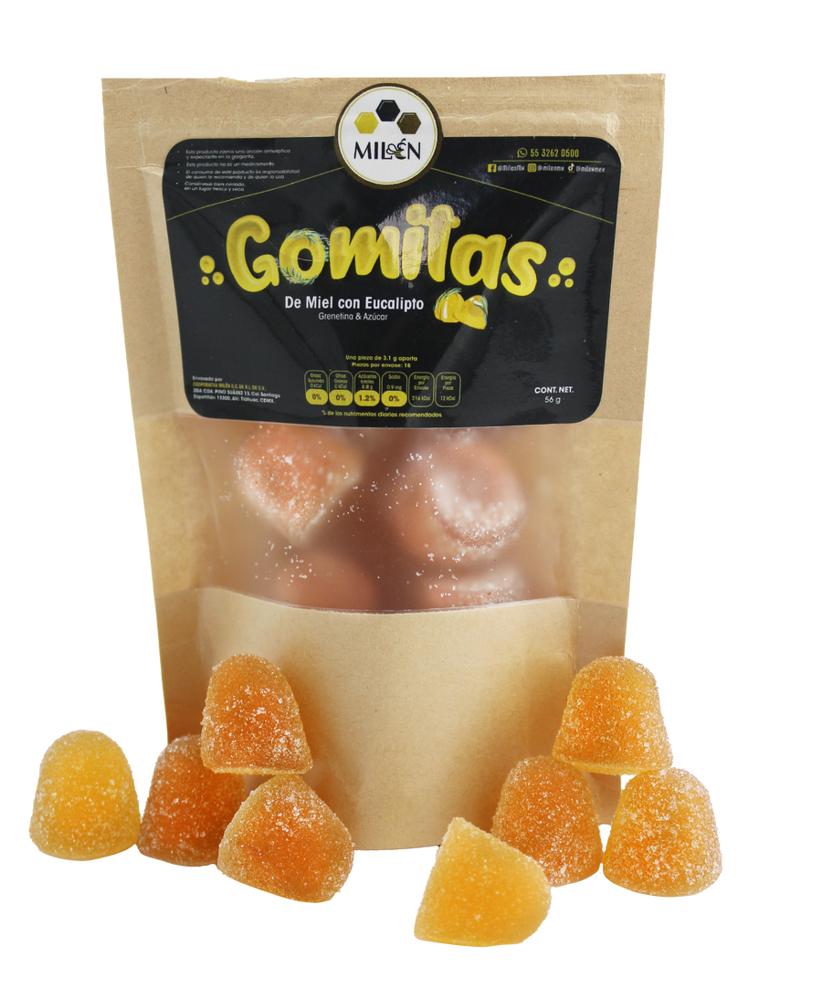 Gomitas con eucalipto - 56 gr
