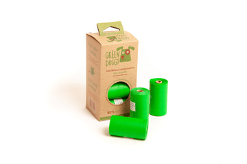 Bolsa compostable de fécula de maíz para mascota - Green Doggy - 120 Bolsas