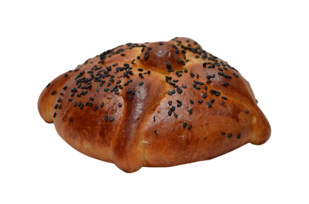 Pan de muerto con Ajonjolí negro