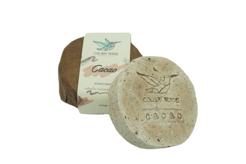 Shampoo sólido de Cacao - 100 gr- Cabello normal a seco- Humectación